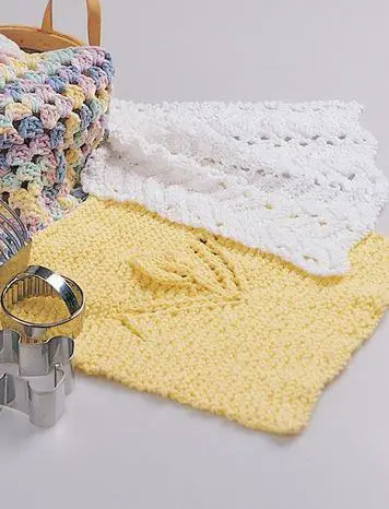 Dishcloth Knitting Patterns A Lovely Tulip