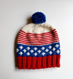 Knitted Hat Patterns Old Glory