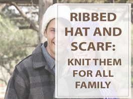 Ribbed Hat And Scarf Knitting Pattern