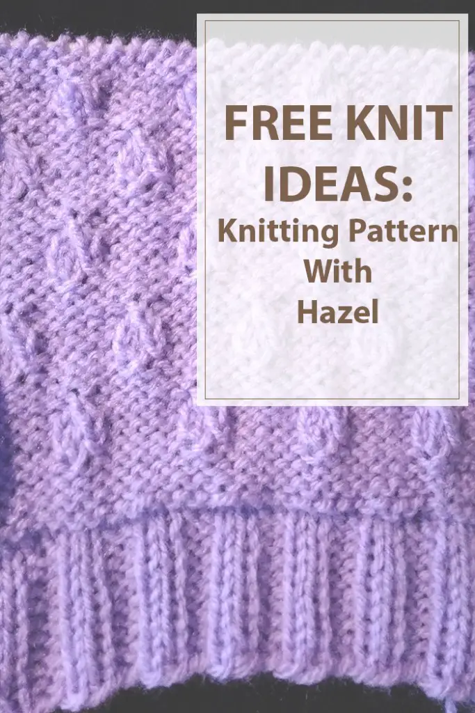 Knitting Pattern Hazel