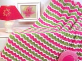 Knit Throw Wild Waves