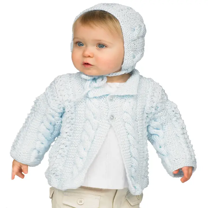 Baby Knitting Patterns Hat And Jacket