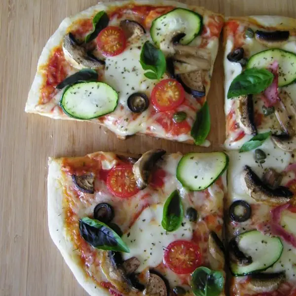 Homemade Veggie Pizza