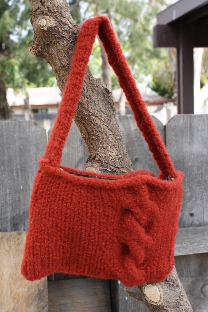 Knitting Pattern Bag