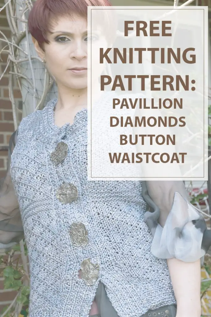 Pavillion Diamonds Button Waistcoat