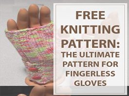 Buttoned Up Fingerless Gloves Knitting Pattern