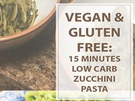 Low Carb Zucchini Pasta Cooking Recipe