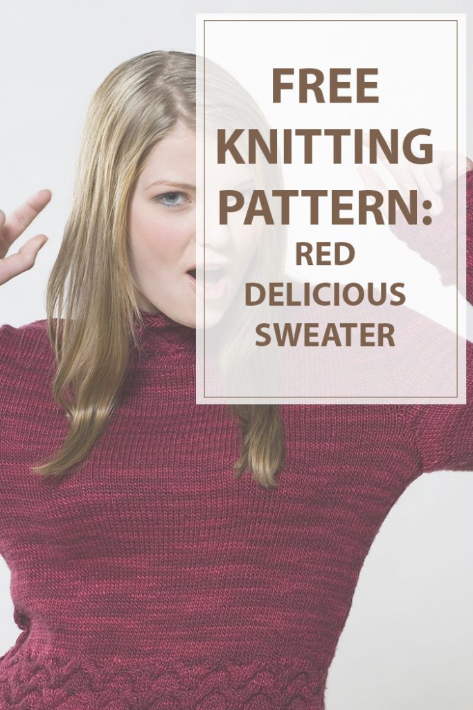 Red Delicious Sweater Knitting Pattern