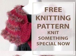 Tingle Knit Shrug Free Knitting Pattern