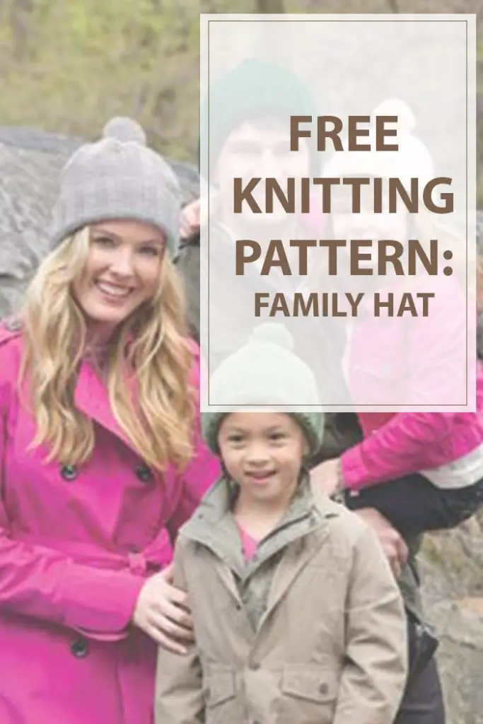 Knit Family Hats Pattern