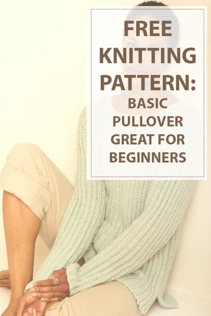 Knitting Pattern Basic Pullover