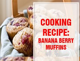 Banana Berry Muffins thump