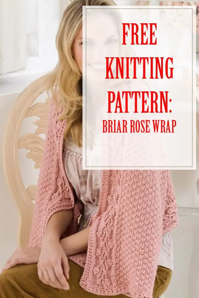 Briar Rose Wrap Free Knitting Pattern