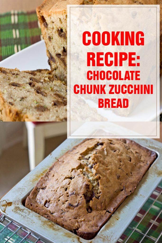 Chocolate Chunk Zucchini Bread Cooking Recipe