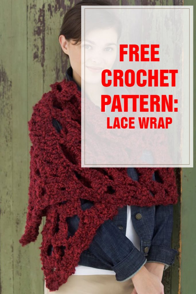 Crochet Lace Wrap free pattern