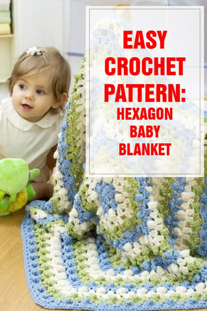 EASY HEXAGON BABY BLANKET