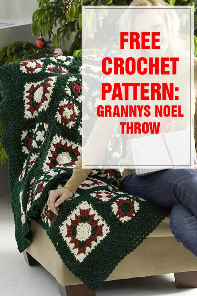 Grannys Noel Throw Free Crochet Pattern