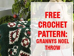 Grannys Noel Throw Free Crochet Pattern THUMP