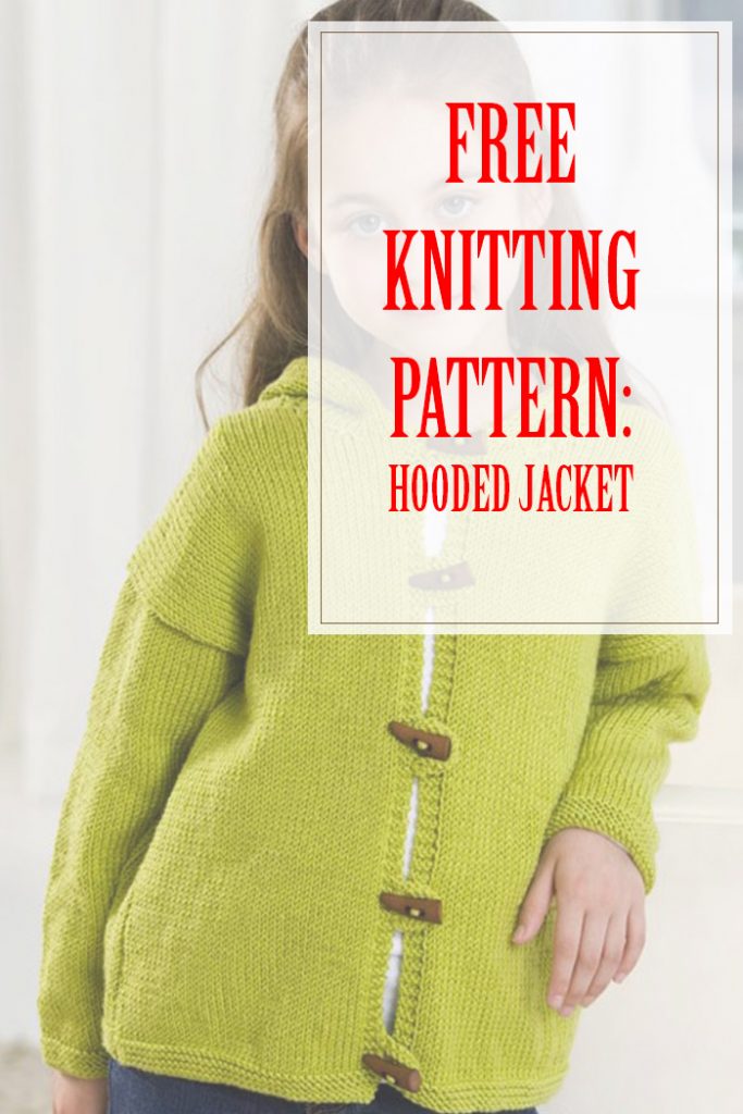 Hooded Jacket Free Knitting Pattern