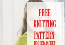 Hooded Jacket Free Knitting Pattern Hooded Jacket Free Knitting Pattern THUMP