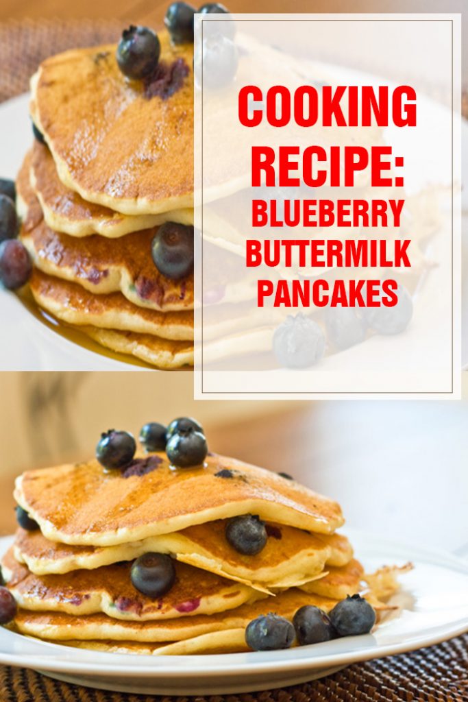 cooking recipe blueberry buttermilk pancakes