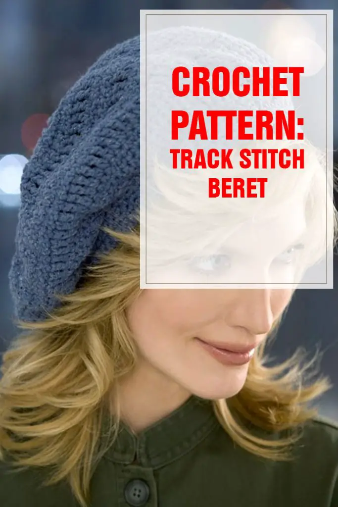 crochet pattern track stitch beret