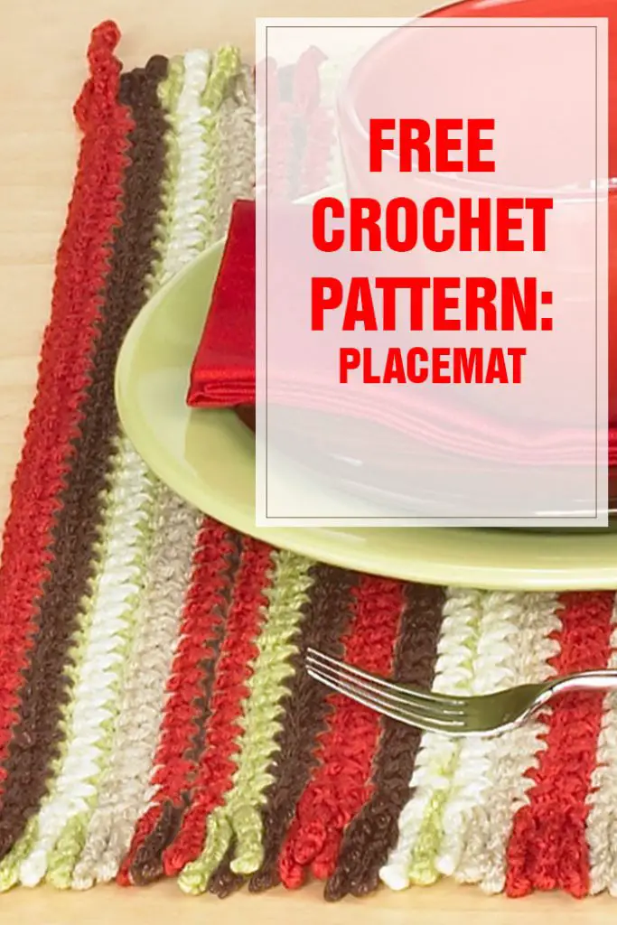 free crochet pattern placemat