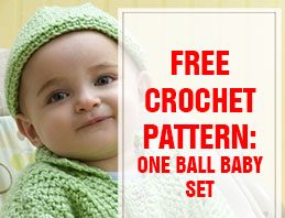 one ball baby set free crochet pattern THUMP