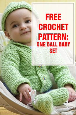one ball baby set free crochet pattern THUMP