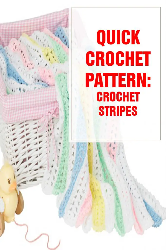 quick crochet stripes free pattern