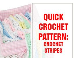 quick crochet stripes free pattern thumps