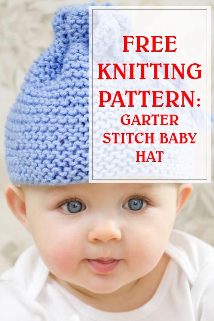 Garter Stitch Baby Hat Knitting Pattern HousewivesHobbies