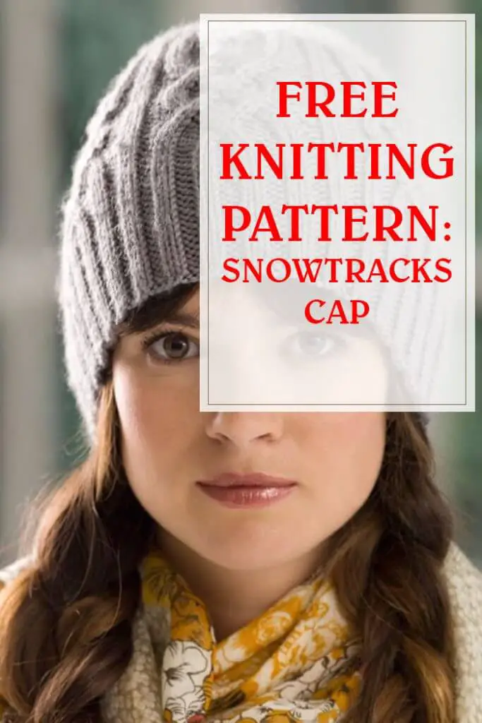 Snowtracks Cap Free Knitting Pattern