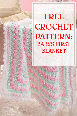 Babys First Blanket Crochet Pattern