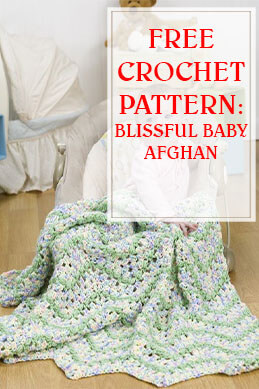 Blissful Baby Afghan Crochet Pattern THUMP