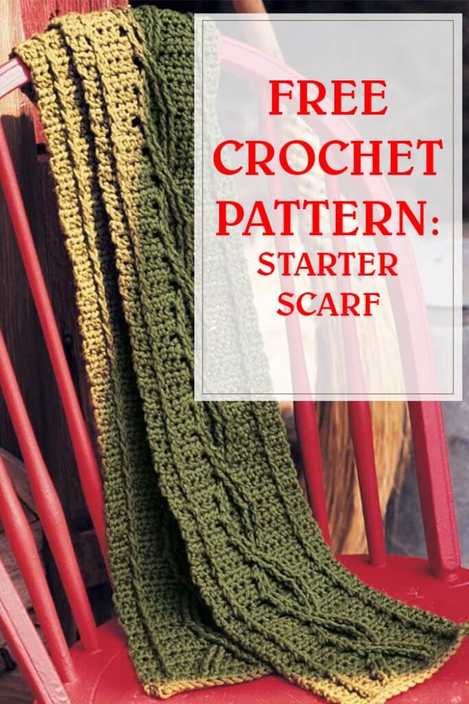 Starter Scarf Free Crochet Pattern
