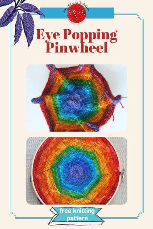 Free Knitting Pattern Eye Popping Pinwheel