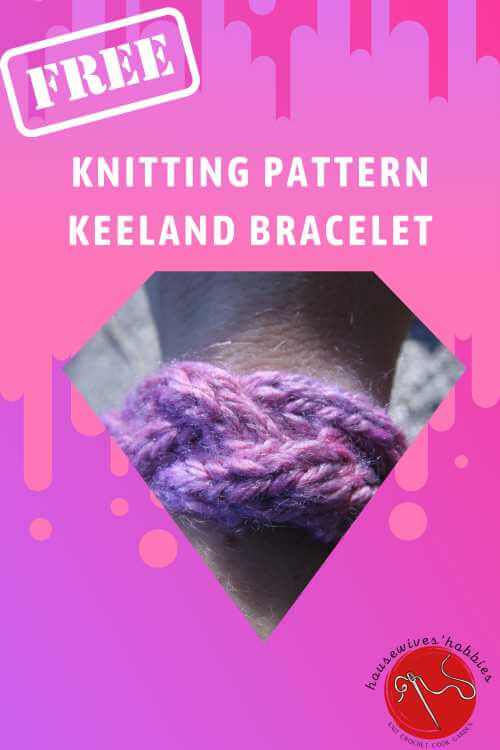 Free Knitting Pattern Keeland Bracelet
