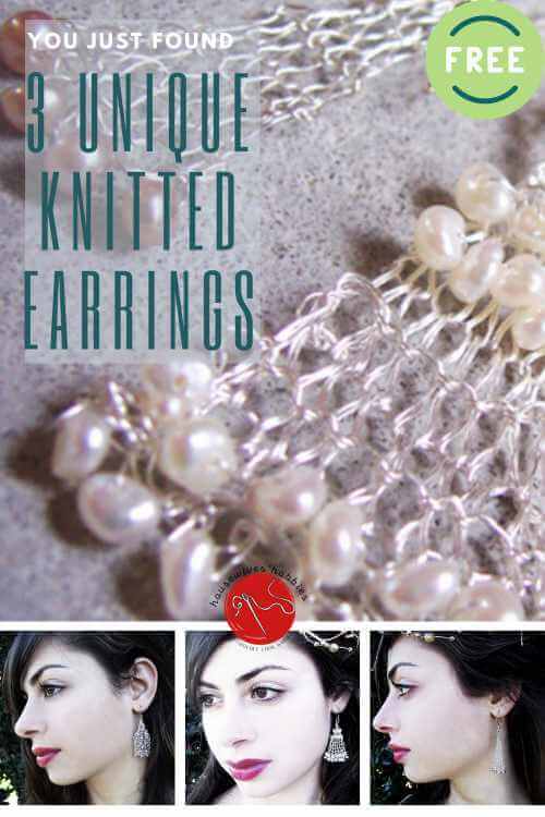 Bijouterie Earrings Free Knitting Pattern