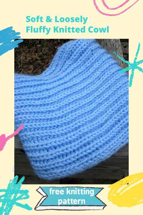 Free Knitting Pattern Fluffy Clouds Cowl