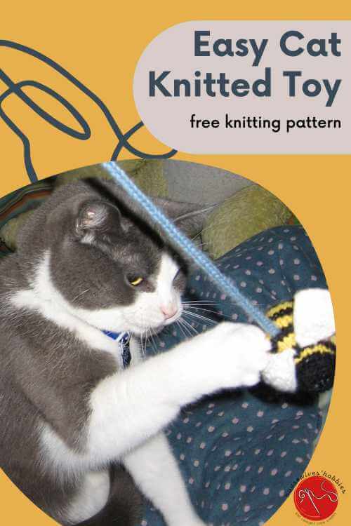 Bumble Knitted Cat Toy