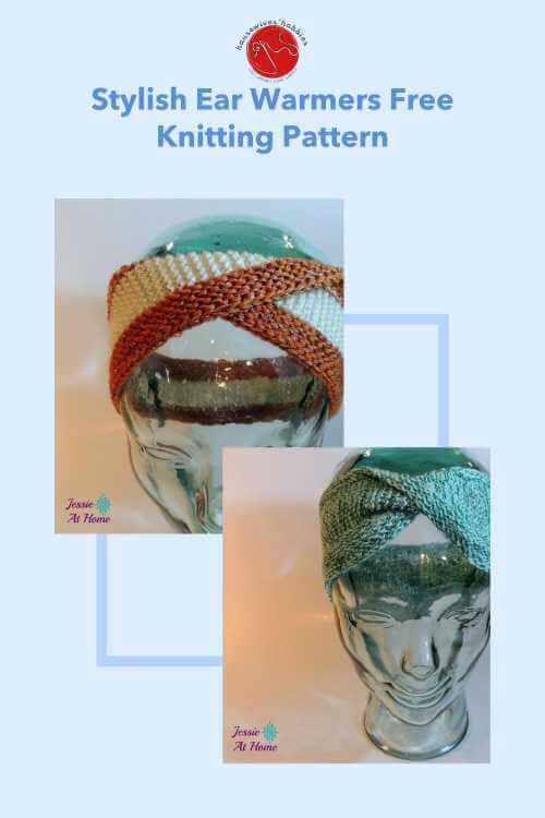 Stylish Ear Warmers Free Knitting Pattern