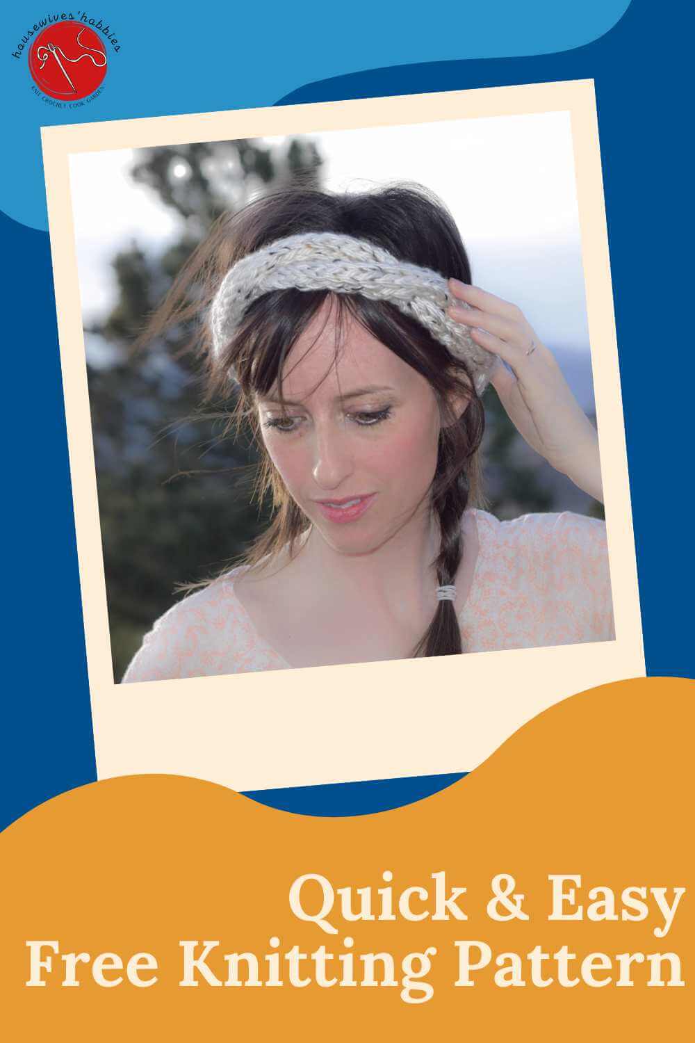 Spring Crown Headband Free Knitting Pattern