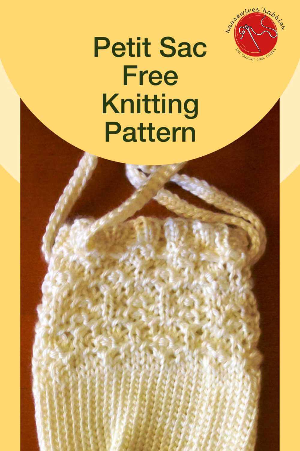 Petit Sac Free Knitting Pattern