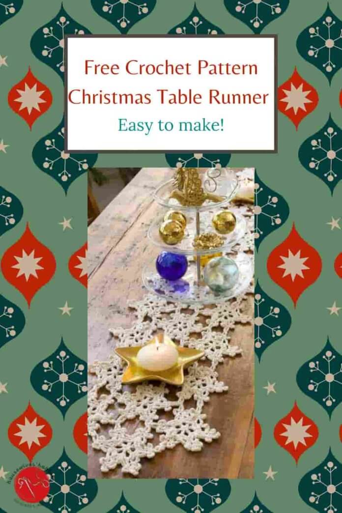 Free Crochet Pattern Christmas Table Runner