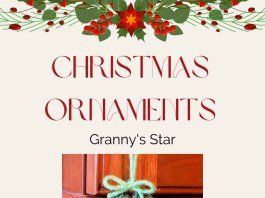 Free Crochet Pattern Granny Star Ornament