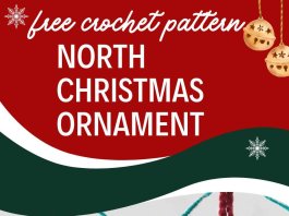 Free Crochet Pattern North Star Christmas Ornament