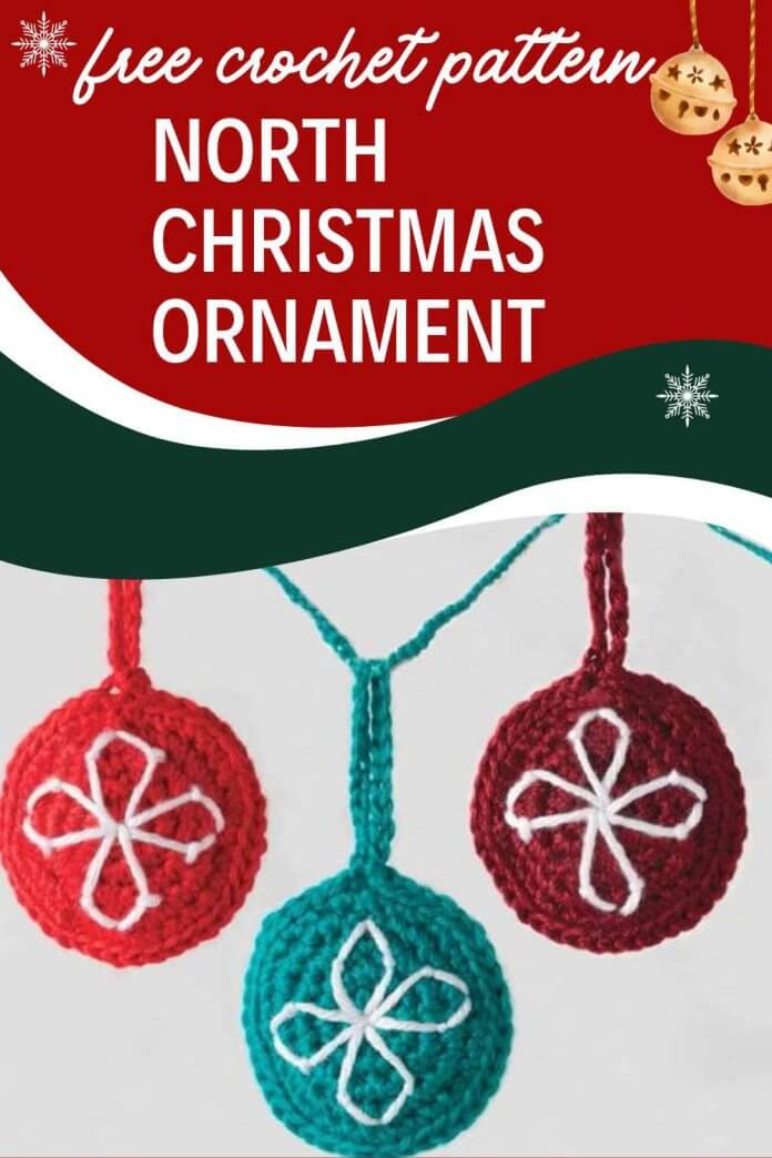 Free Crochet Pattern North Star Christmas Ornament