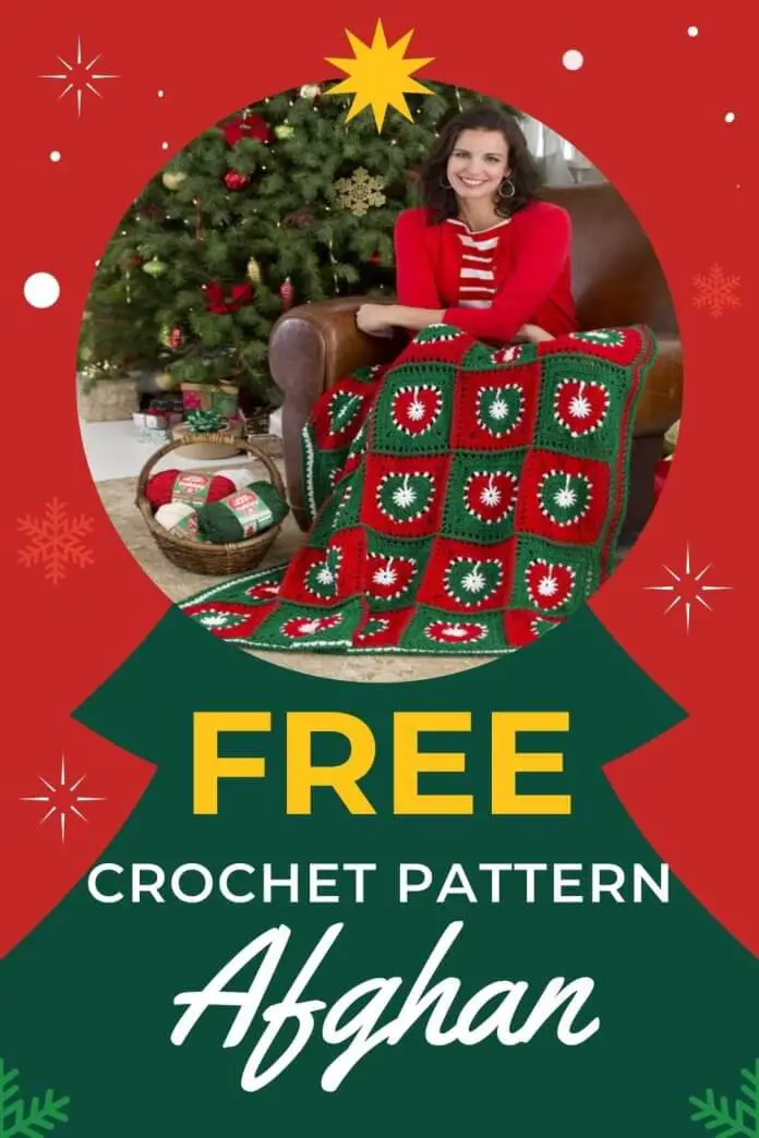 Free Crochet Pattern Christmas Heirloom Afghan