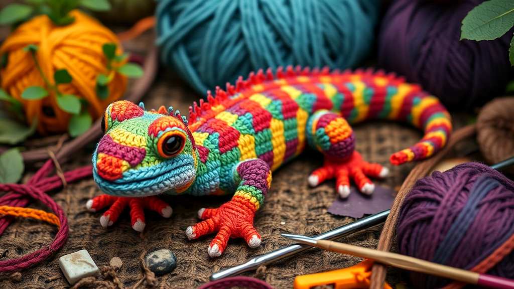 Crochet Lizard Pattern Free